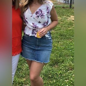 Abercrombie & Fitch Denim Skirt